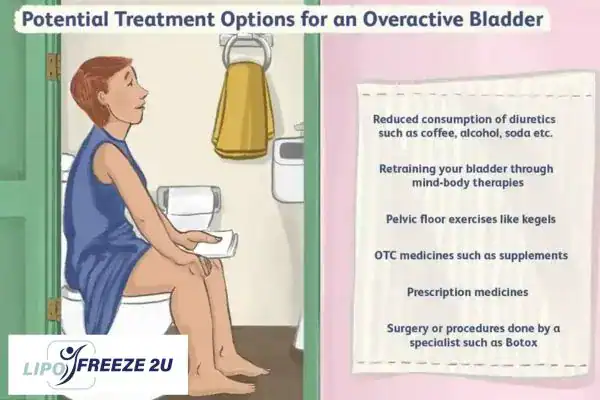 image of woman on toilet because of an overactive bladder Bexhill