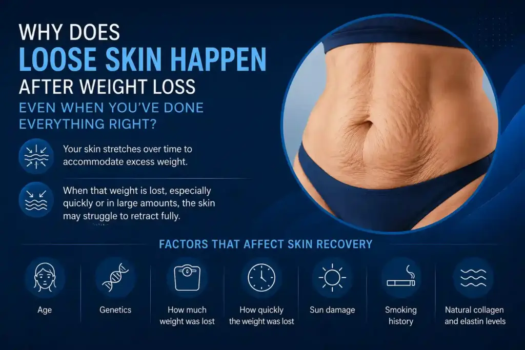 Why Does Loose Skin Happen After Weight Loss Even When You’ve Done Everything Right Bexhill?